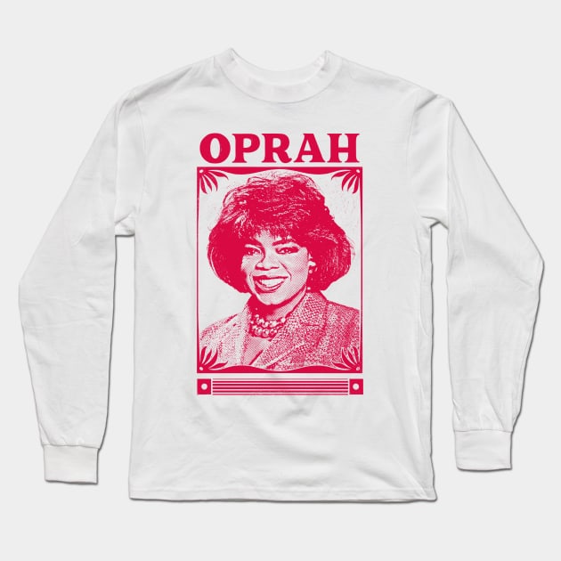 Oprah Long Sleeve T-Shirt by unknown_pleasures